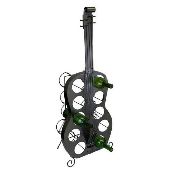 Three Star Import & Export ZB1341 39 x 16 x 9 in. Large Guitar Wine Bottle Holder