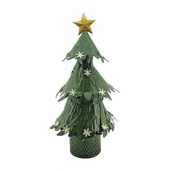 Three Star Import & Export ZB1500 15 in. Wine Bottle Holder, Xmas Tree