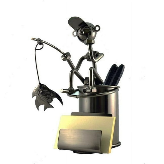 Three Star Import & Export ZC2100 3 x 4 x 8 in. Fisherman Pen & Biz Card Holder