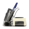 thumbnail image 1 of Pen and Post It Holder Metal Sculpture Featuring a Golf Bag in Silver, 1 of 2