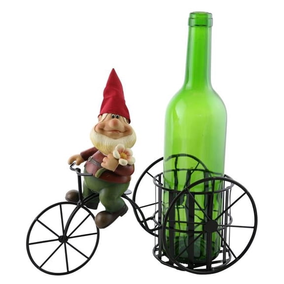 Three Star Import & Export ZK8080 11 x 9 in. Wine Bottle Holder, Gnomb