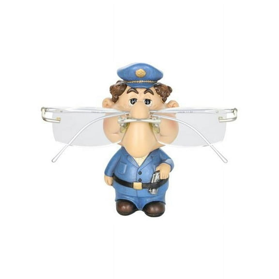 Three Star Import & Export ZK8260 4.5 in. Eyeglass Holder, Policeman