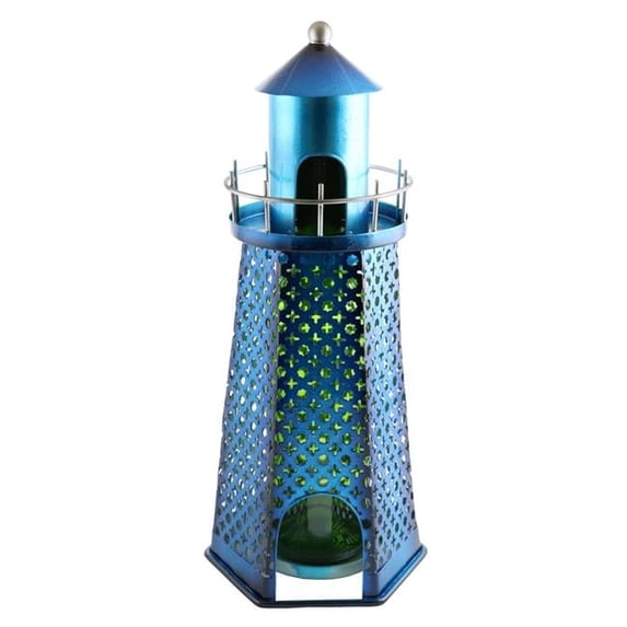 Three Star Import & Export ZL705 15 in. Light House Wine Bottle Holder