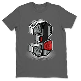 Three Statue Black T-Shirt Jordan Black Cement Sneaker Match