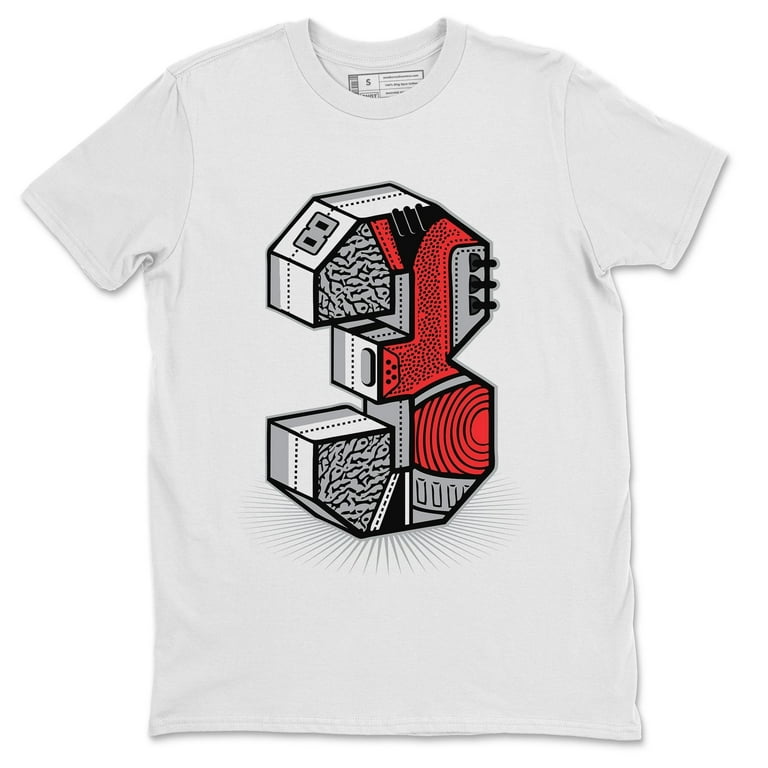 White and outlet red jordan shirts