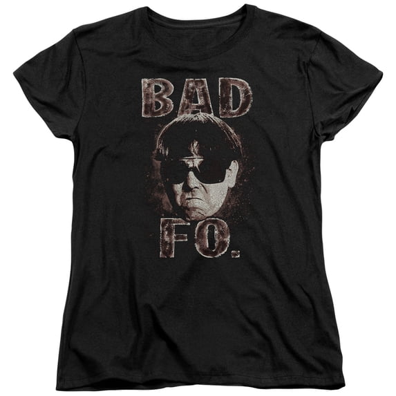 Three Stooges - Bad Moe Fo - Women's Short Sleeve Shirt - Medium