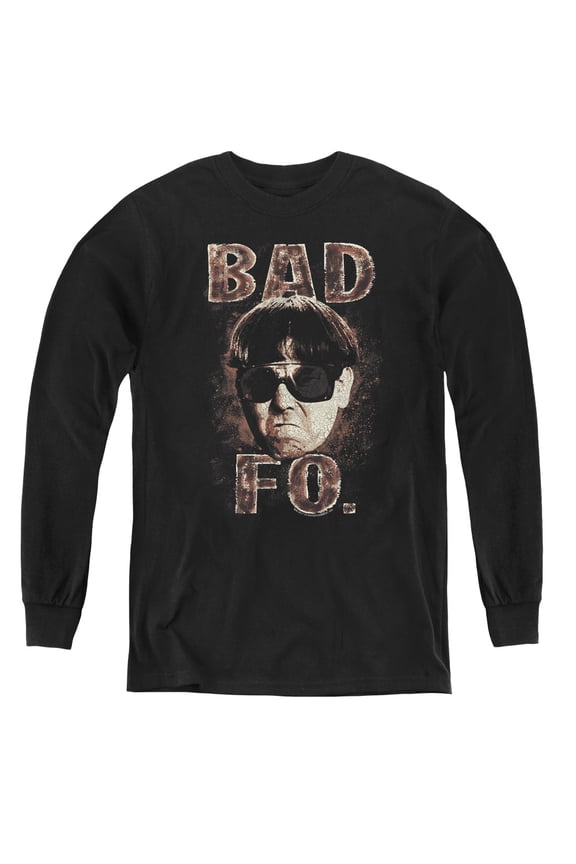 Three Stooges - Bad Moe Fo - Youth Long Sleeve Shirt - Medium