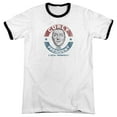 thumbnail image 1 of Three Stooges Curly For President Adult Ringer T-Shirt White Black, 1 of 1