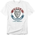 thumbnail image 1 of Three Stooges T-Shirt Curly For President Unisex Graphic Tee For Men & Women White&nbsp;, 1 of 7