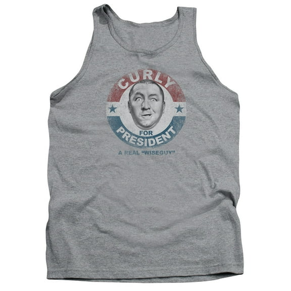 Three Stooges - Curly For President - Tank Top - Small