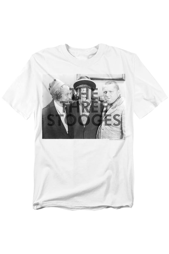 Three Stooges T-Shirt Cutoff Unisex Graphic Tee For Men & Women