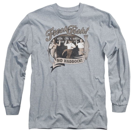 Three Stooges - Fresh Fish - Long Sleeve Shirt - XXX-Large