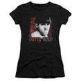 thumbnail image 1 of Three Stooges Get Outta Here S/S Junior Women's T-Shirt Sheer Black, 1 of 2
