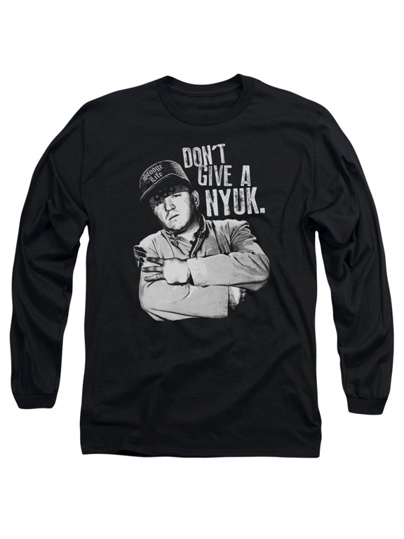 Three Stooges - Give A Nyuk - Long Sleeve Shirt - XXX-Large