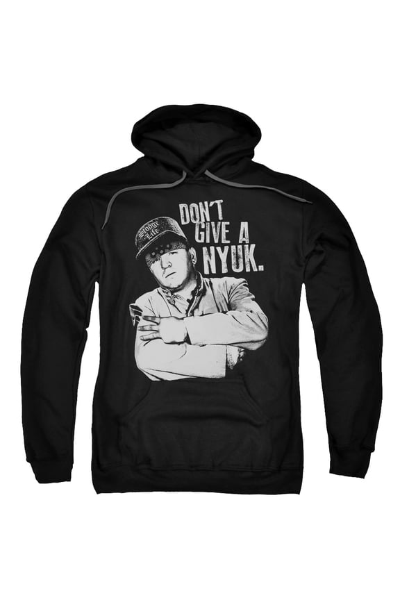 Three Stooges - Give A Nyuk - Pull-Over Hoodie - Medium