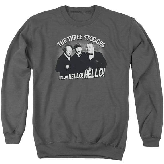 Three Stooges - Hello Again - Crewneck Sweatshirt - Small