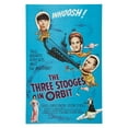 thumbnail image 1 of Three Stooges In Orbit Movie Poster Metal Sign 8Inx 12In Metal Print 8x12 Square Adults Best Posters, 1 of 3