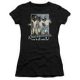 thumbnail image 1 of Three Stooges Knucklesheads On Vacation S/S Junior Women's T-Shirt Sheer Black, 1 of 2
