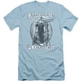 thumbnail image 1 of Three Stooges Lamebrain Plumbing S/S Adult 30/1 T-Shirt Light Blue, 1 of 1