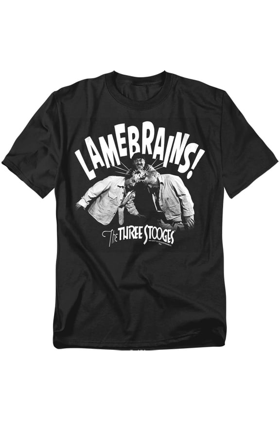 Three Stooges T-Shirt Lamebrains Unisex Graphic Tee For Men & Women