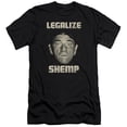 thumbnail image 1 of Three Stooges Legalize Shemp Premium Canvas Adult Slim Fit 30/1 T-Shirt Black, 1 of 1