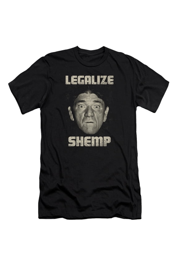 Three Stooges - Legalize Shemp - Premium Slim Fit Short Sleeve Shirt - X-Large