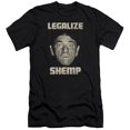 thumbnail image 1 of Three Stooges Legalize Shemp S/S Adult 30/1 T-Shirt Black, 1 of 1