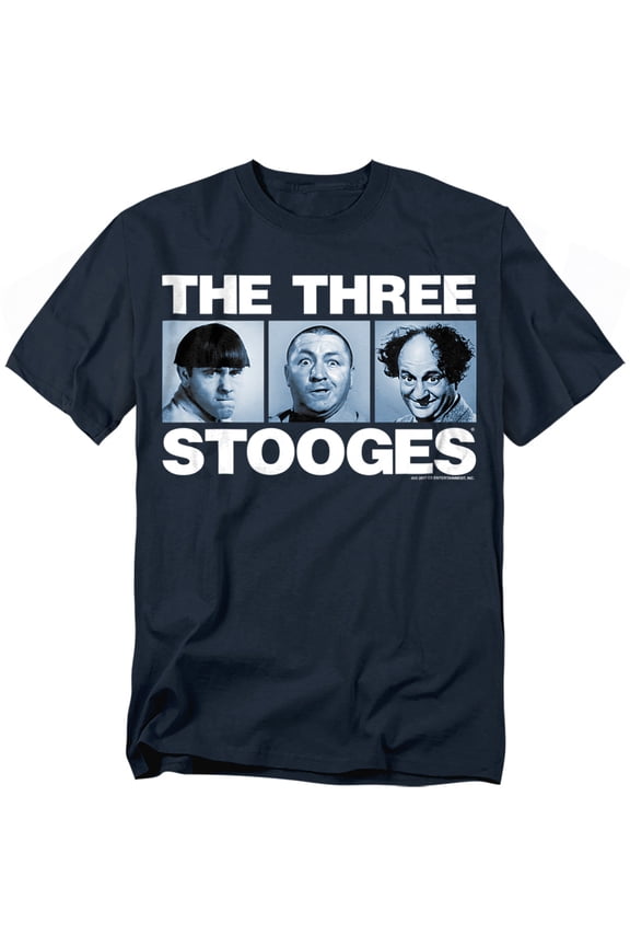 Three Stooges T-Shirt Three Squares Unisex Graphic Tee For Men & Women