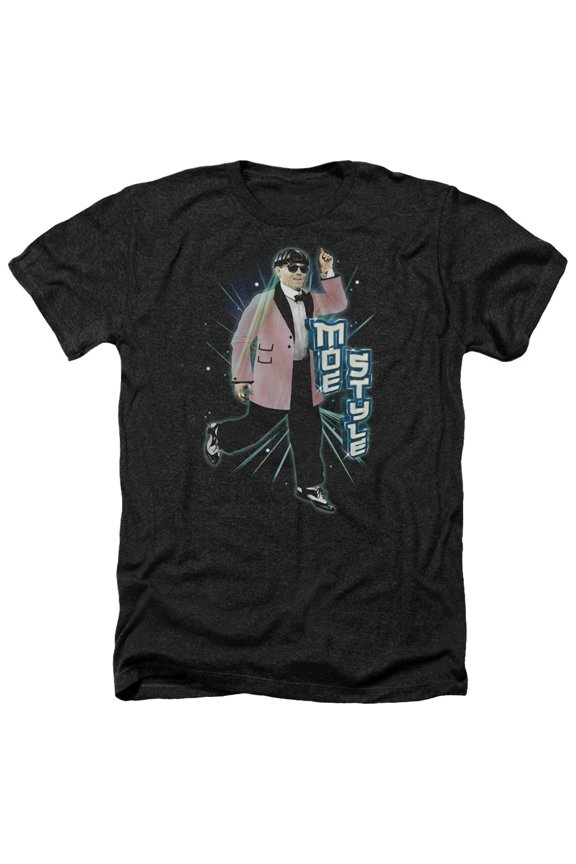 Three Stooges - Moe Style - Heather Short Sleeve Shirt - XXX-Large