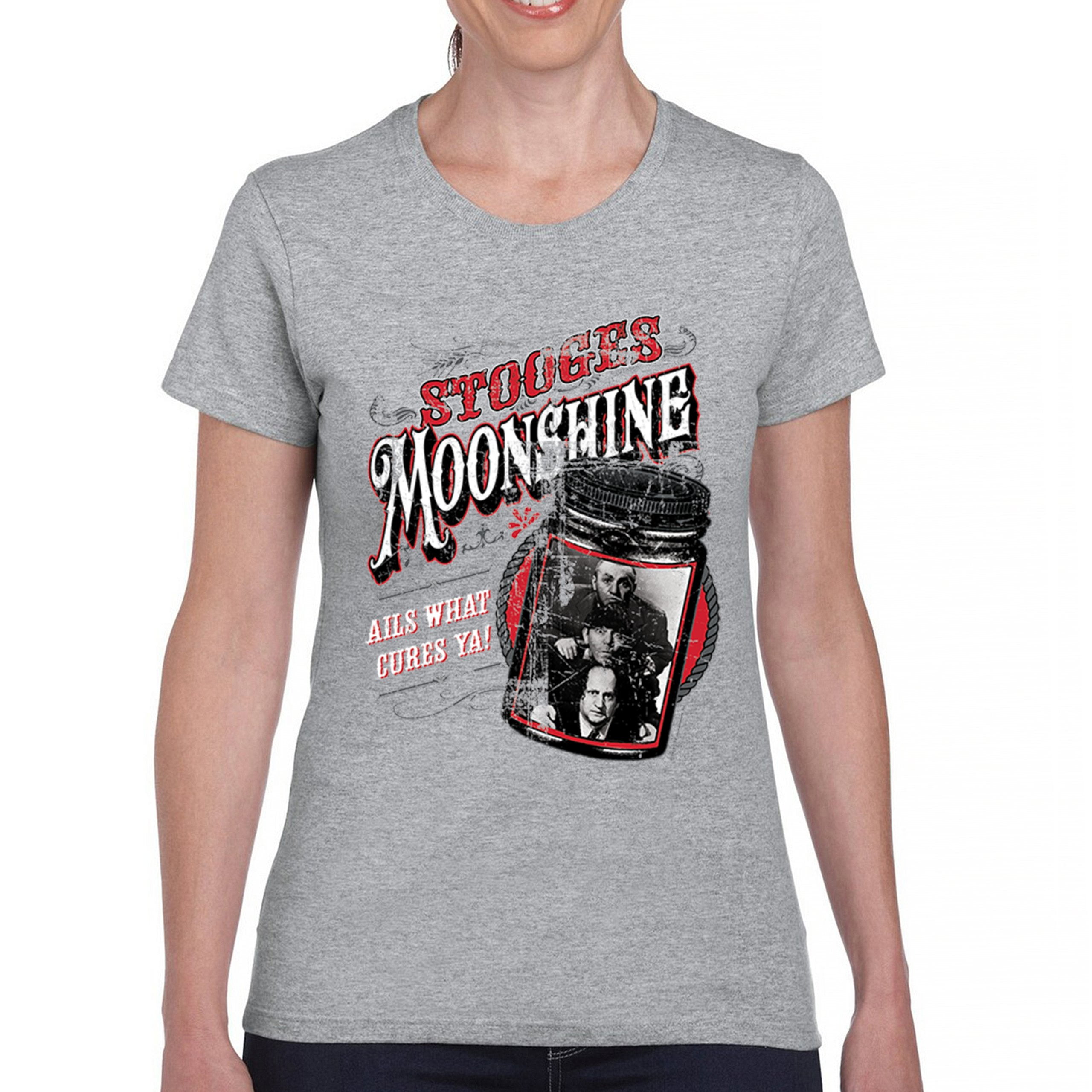 Unisex Fan Shirt MOONSHINE T-Shirt – Lustiger Whisky & Schwarzbrenner-Spruch Im Oldschool USA-Design Moon Shine Fashion - Foto 6