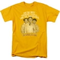 thumbnail image 1 of Three Stooges Morons S/S Adult 18/1 T-Shirt Gold, 1 of 1