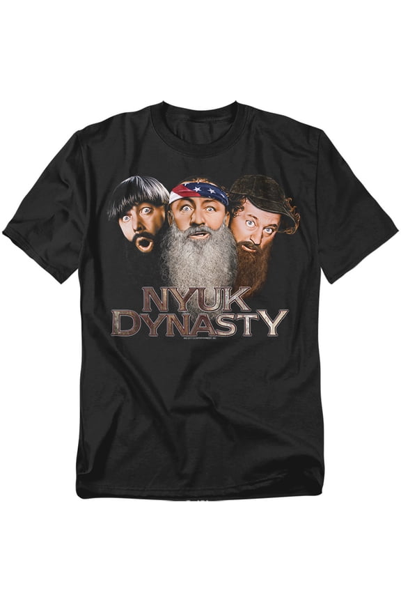 Three Stooges T-Shirt Nyuk Dynasty 2 Unisex Graphic Tee For Men & Women