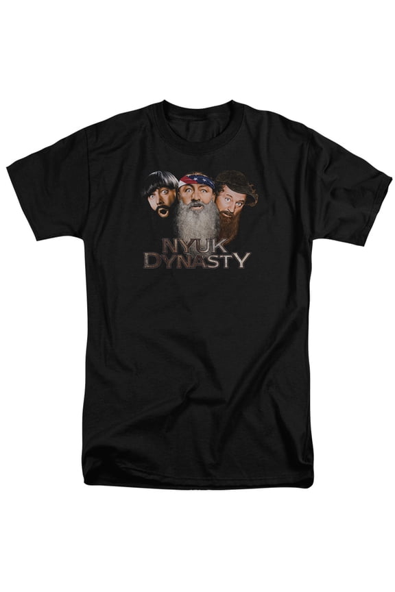 Three Stooges - Nyuk Dynasty 2 - Tall Fit Short Sleeve Shirt - X-Large