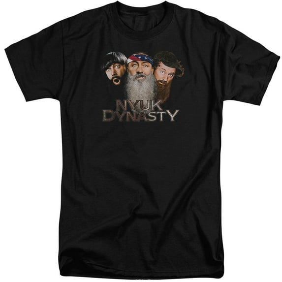 Three Stooges - Nyuk Dynasty 2 - Tall Fit Short Sleeve Shirt - XXX-Large