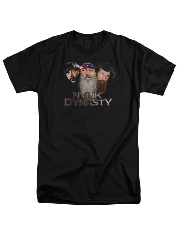 Three Stooges - Nyuk Dynasty 2 - Tall Fit Short Sleeve Shirt - XXX-Large