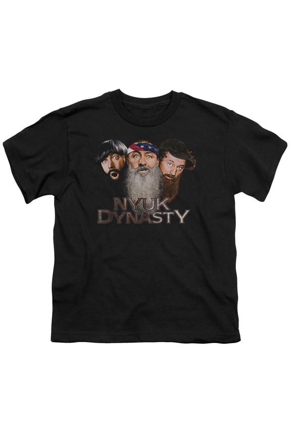Three Stooges - Nyuk Dynasty 2 - Youth Short Sleeve Shirt - Medium