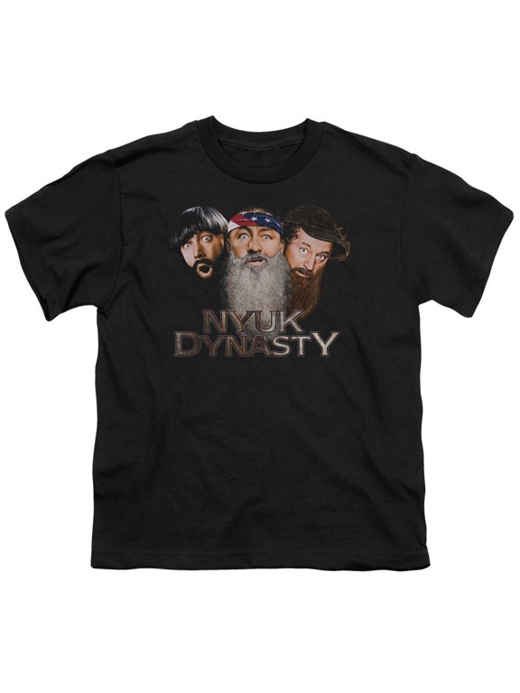 Three Stooges - Nyuk Dynasty 2 - Youth Short Sleeve Shirt - X-Large