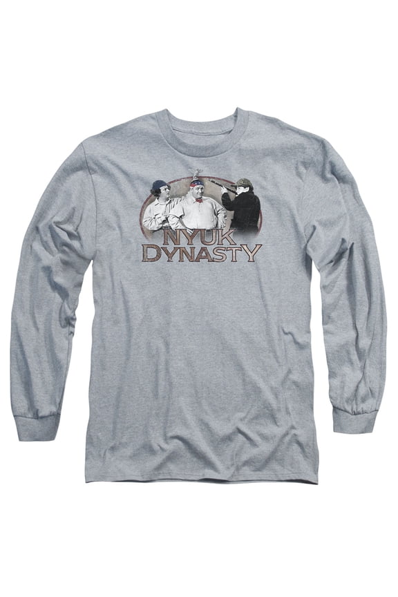 Three Stooges - Nyuk Dynasty - Long Sleeve Shirt - Medium