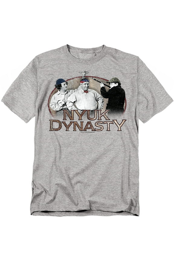 Three Stooges T-Shirt Nyuk Dynasty Unisex Graphic Tee For Men & Women