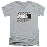 Three Stooges - Nyuk Dynasty - Slim Fit V Neck Shirt - Large