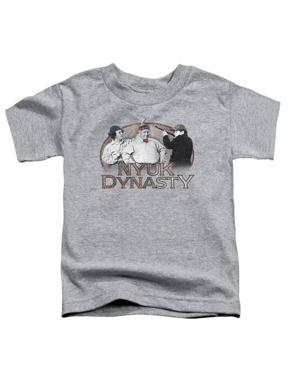 Three Stooges - Nyuk Dynasty - Toddler Short Sleeve Shirt - 3T