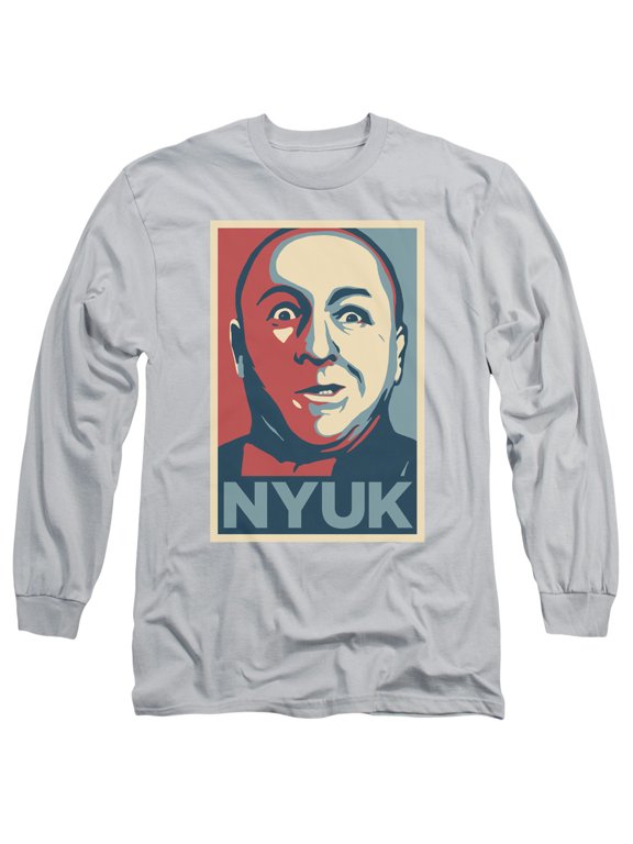 Three Stooges - Nyuk - Long Sleeve Shirt - Large