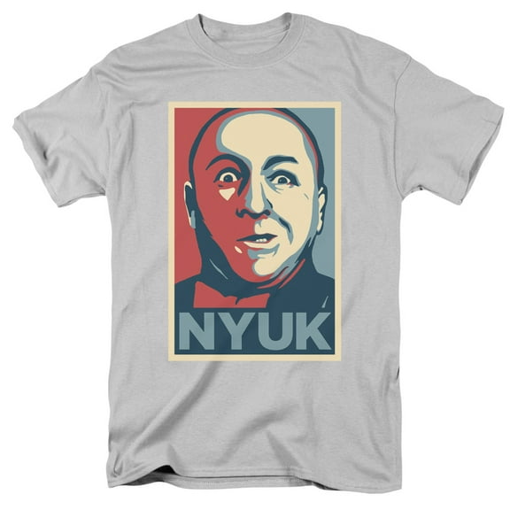 Three Stooges Nyuk Officially Licensed Adult T Shirt