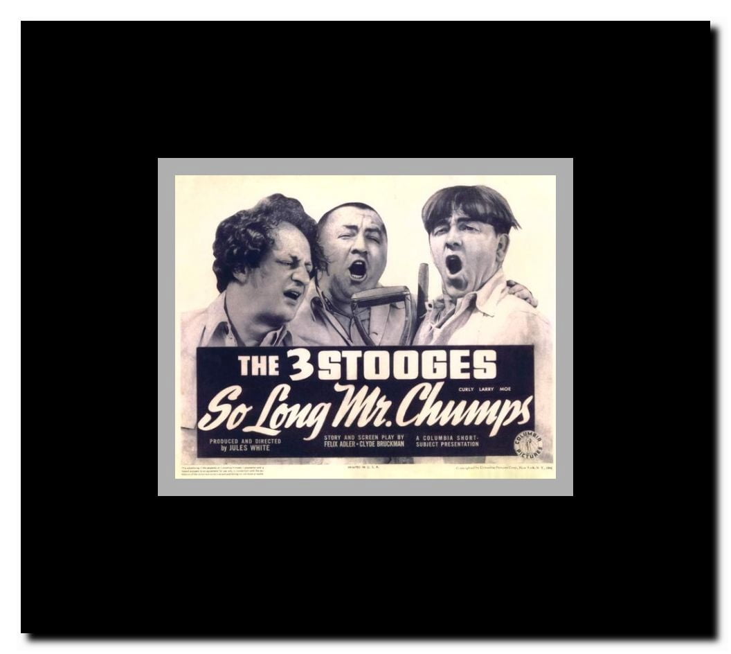 Three Stooges: So Long Mr. Chumps Framed Movie Poster