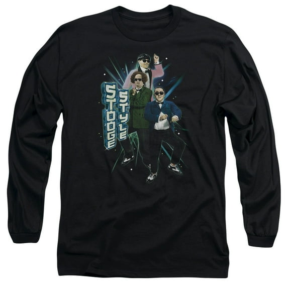 Three Stooges - Stooge Style - Long Sleeve Shirt - Large