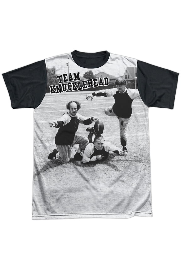 Three Stooges Team Knucklehead Unisex Adult Halloween Costume Sublimated T Shirt