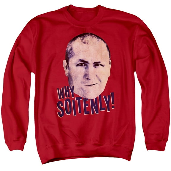 Three Stooges - Why Soitenly - Crewneck Sweatshirt - X-Large