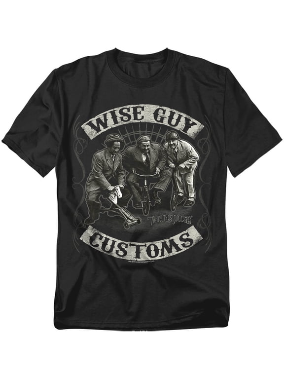 Three Stooges T-Shirt Wise Guy Customs Unisex Graphic Tee For Men & Women