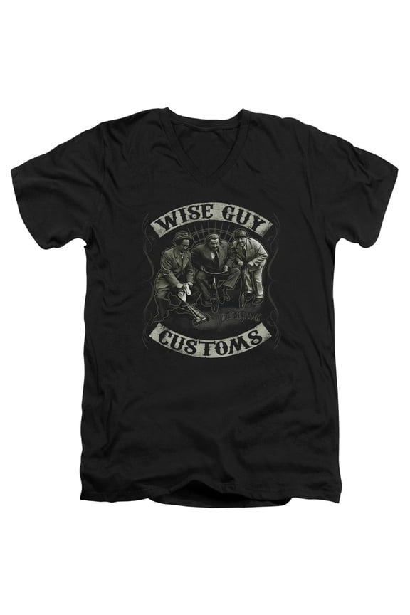 Three Stooges - Wise Guy Customs - Slim Fit V Neck Shirt - Medium