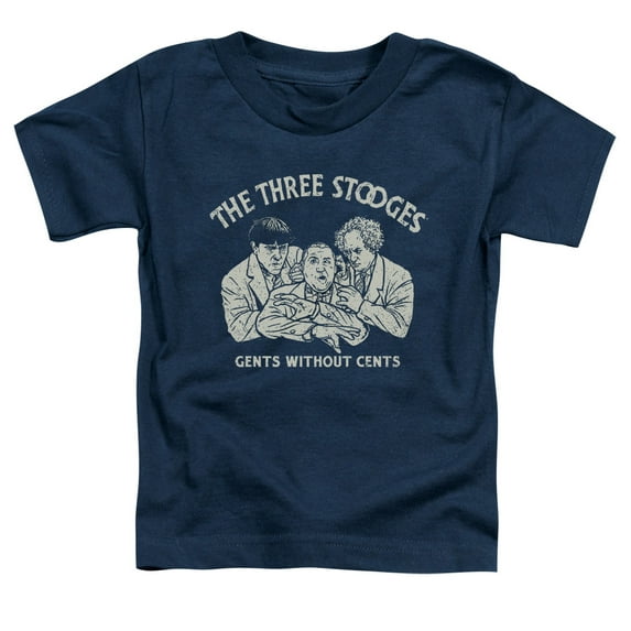 Three Stooges - Without Cents - Toddler Short Sleeve Shirt - 2T